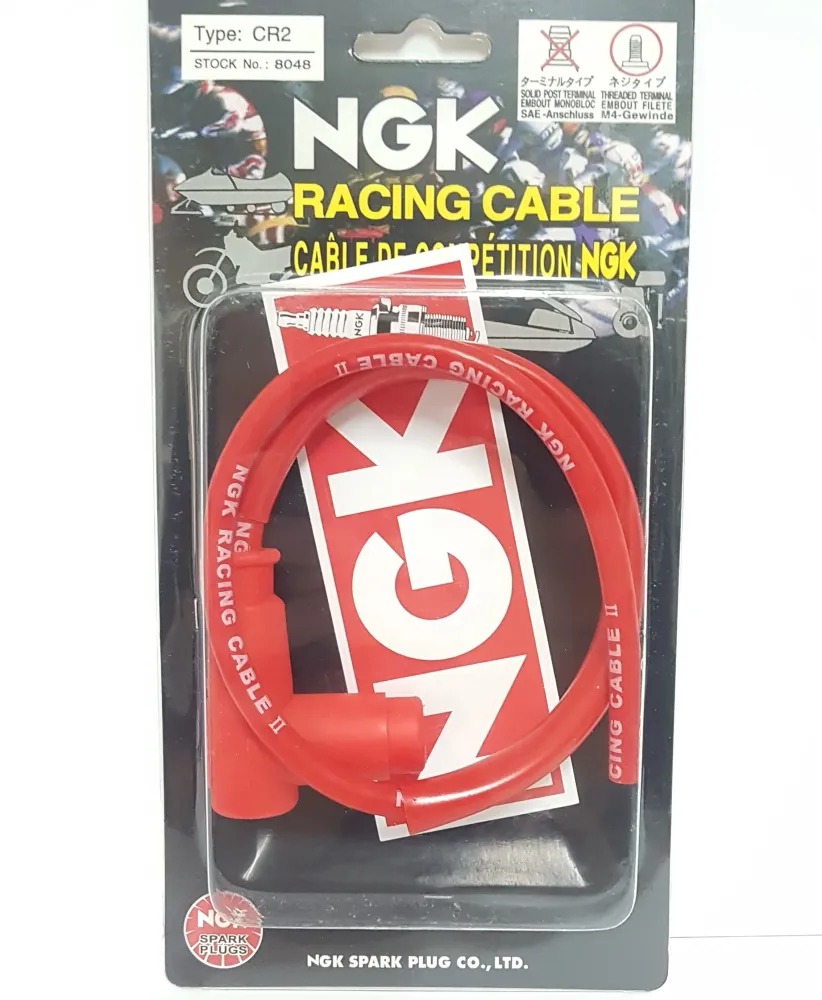 Pipetta cappuccio candela NGK racing rossa silicone Ciclomotori Vespa Scooter Moto