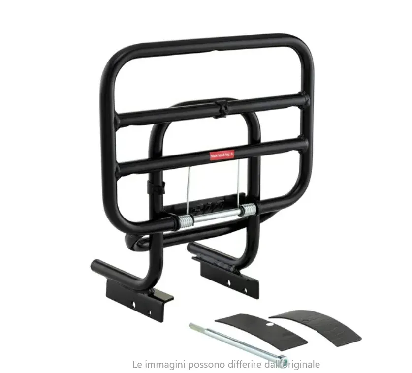 Portapacchi posteriore nero SIP per Piaggio Ciao PX SC 50