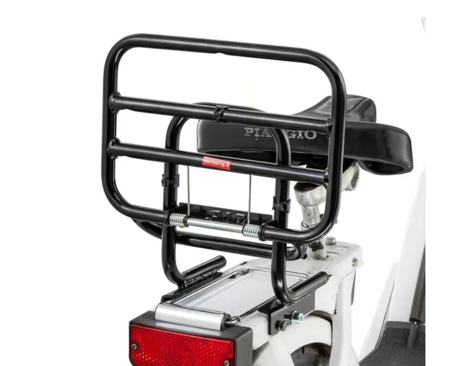 Portapacchi posteriore nero SIP per Piaggio Ciao PX SC 50