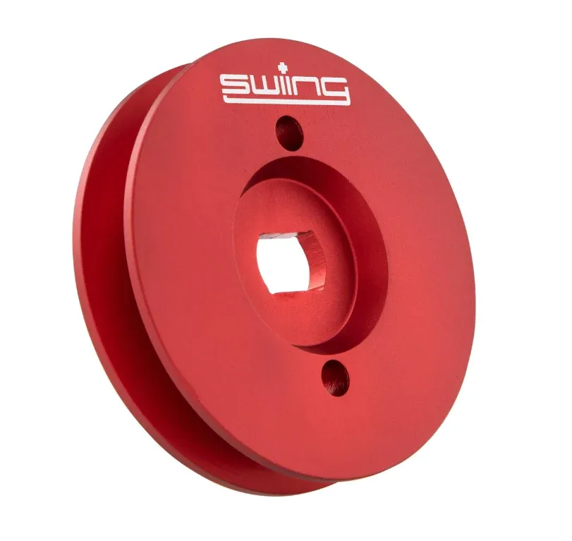 Puleggia Swing alluminio CNC rosso anodizzato 65mm Piaggio Ciao Si Bravo