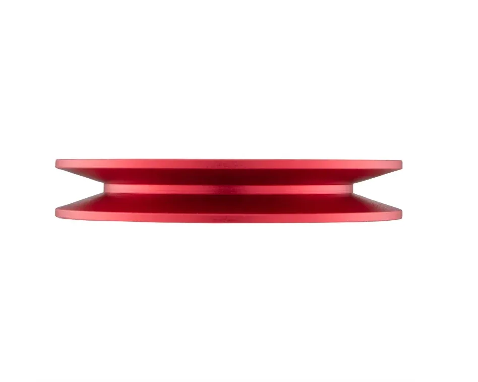 Puleggia Swing alluminio CNC rosso anodizzato 85mm Piaggio Ciao Si Bravo