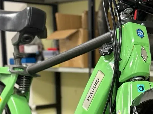 Puntone rinforzo telaio GP RACING PARTS fibra di carbonio per Piaggio Ciao P PXV SC
