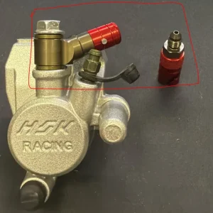 Raccordo connettore sgancio rapido pinza olio freni Piaggio Ciao Si Bravo con freni disco
