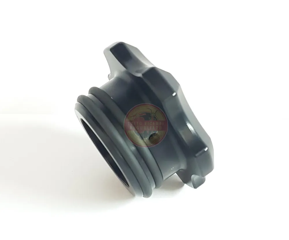 Tappo serbatoio CNC Piaggio Si con doppio oring nero diametro 41mm