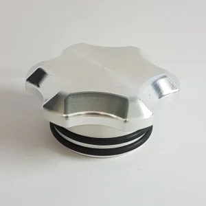 Tappo serbatoio CNC Piaggio Si con doppio oring cromato diametro 41mm