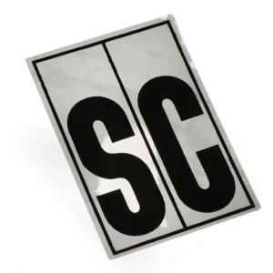 Targhetta adesiva "SC" per Piaggio Ciao 50