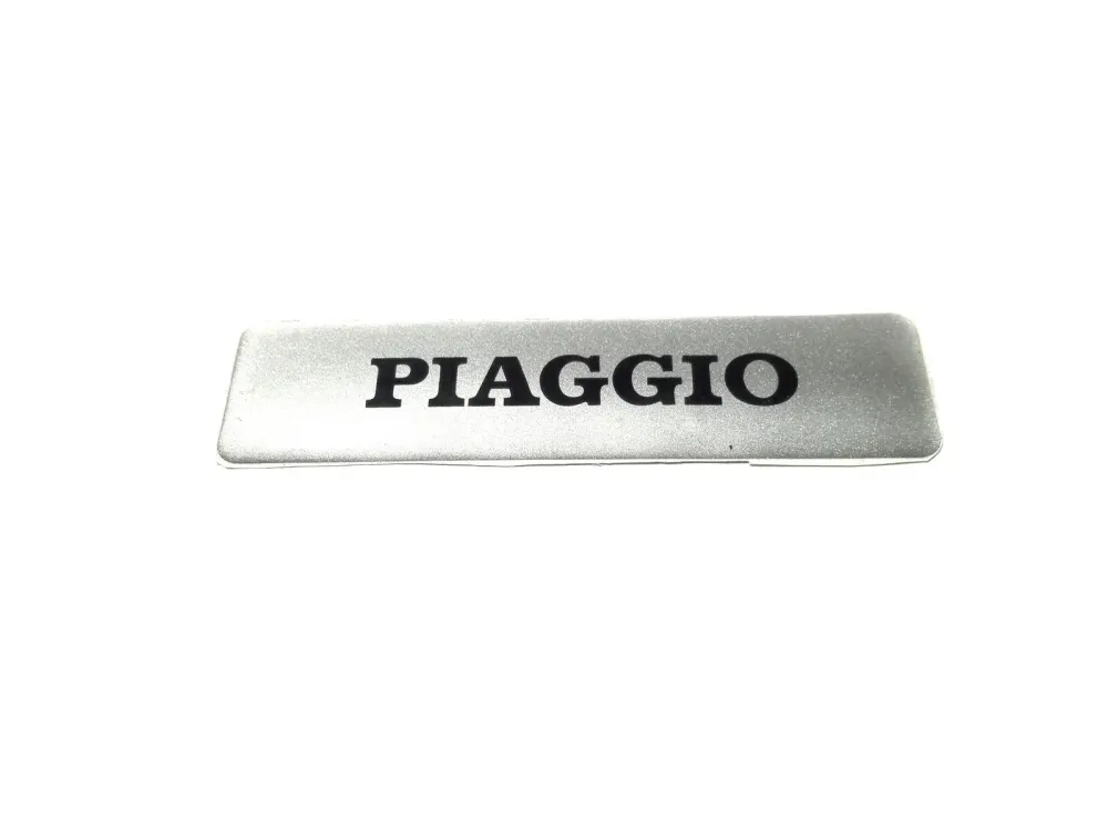 Targhetta scritta adesiva resinata serbatoio Piaggio Ciao Si