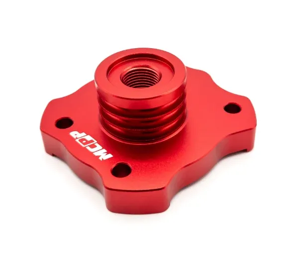 Testa testata rossa MC PROPARTS scompobile per cilindro Malossi BIG DEPS 4 Piaggio Ciao SI Bravo