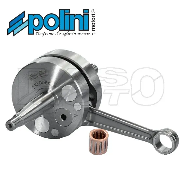 Polini 210.0069 Albero Motore BIG EVO Corsa 44 BETA - HM - VENT -APRILIA - SHERCO - MALAGUTI - MBK - RIEJU - PEUGEOT - YAM...