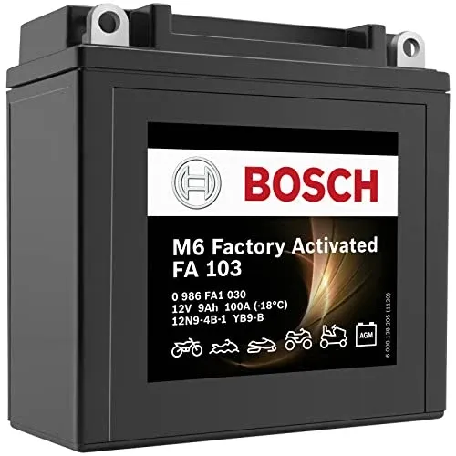 Batteria Bosch Gel YB9-9 12 Volt 9Ah