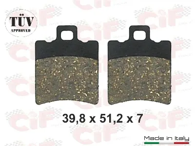 Coppia pastiglie freno Aprilia Malaguti Peugeot Piaggio 50