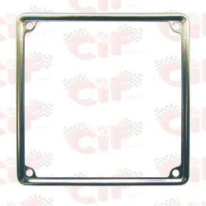 Cornice targa ferro cromata 170X170 Vespa 125 150 160 180 200 (no targa europea)