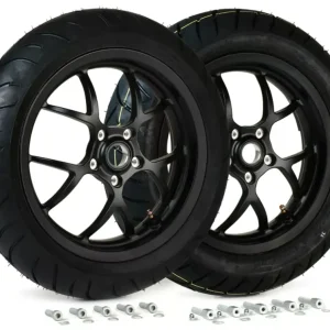 Kit cerchi BGM + pneumatici DUNLOP 120/70-13 + 130/70-13 Vespa GTS 125 250 300