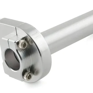 Manopola acceleratore universale per manubri da 22mm color argento