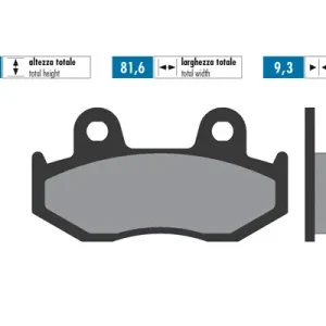 Pastiglie freno Honda Dylan-SH-@ 125-150