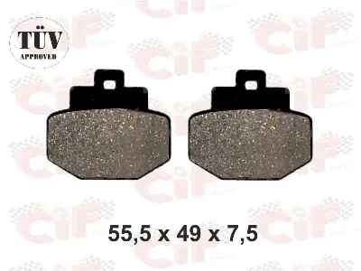 Pastiglie freno posteriori Vespa GTS 125 200 250 300