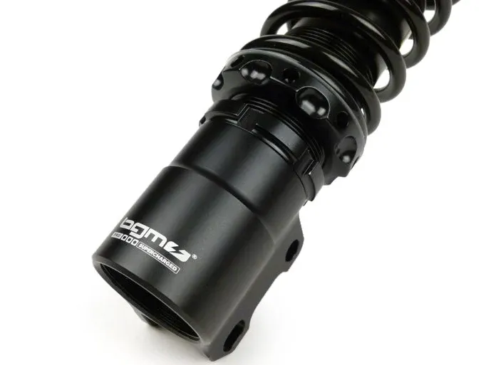 Ammortizzatore anteriore BGM 195mm + 205mm nero regolabile Vespa PK RUSH HP FL V