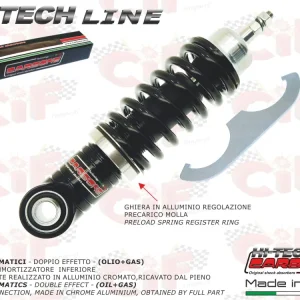 Ammortizzatore anteriore Carbone Hi Tech Vespa 50 Special L N R PK S XL 125 ET3 PRIMAVERA
