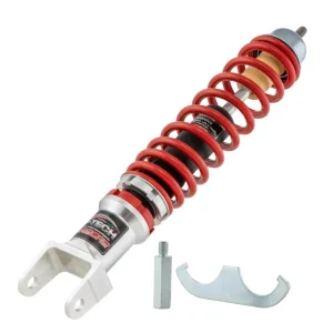 Ammortizzatore posteriore Carbone Hi Tech regolabile rosso Vespa 50 90 125 150 200