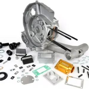 Carter motore Pinasco Slave MEGA X8 lamellare Vespa SmallFrame 125 150 160 180 200