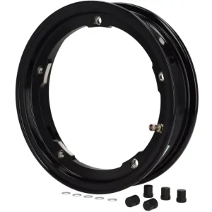 Cerchio cerchione ruota BGM Tubeless nero lucido 2.10-10 Vespa 50 125 150 200 PREORDINA