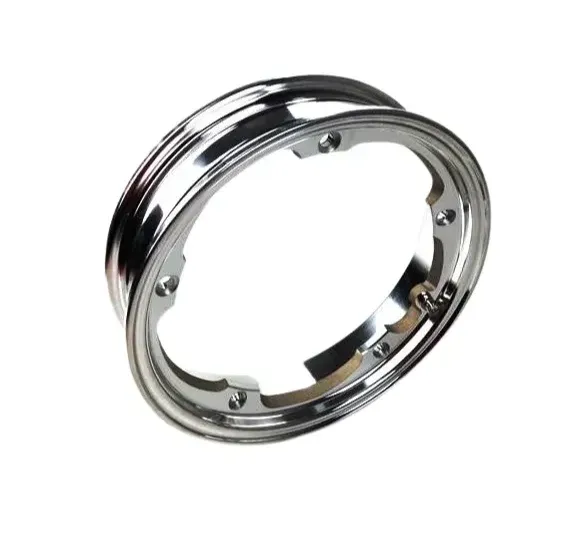 Cerchio lega tubeless VMC 2.10-10 argento lucido Vespa 50 125 150 180 200