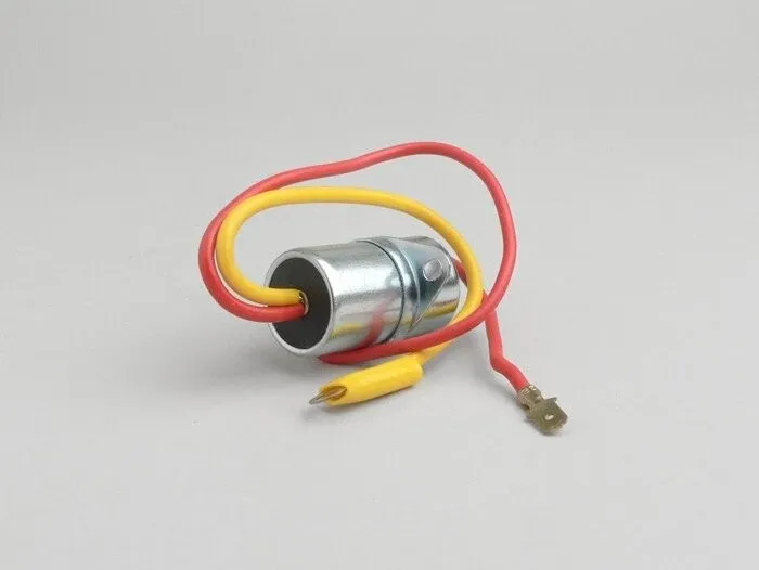 Condensatore con staffa 2 fili Vespa 125 150 GT TS VBB GL SPRINT SUPER