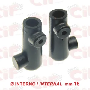 Coppia piedini cavalletto diametro 16 per Vespa 50 90