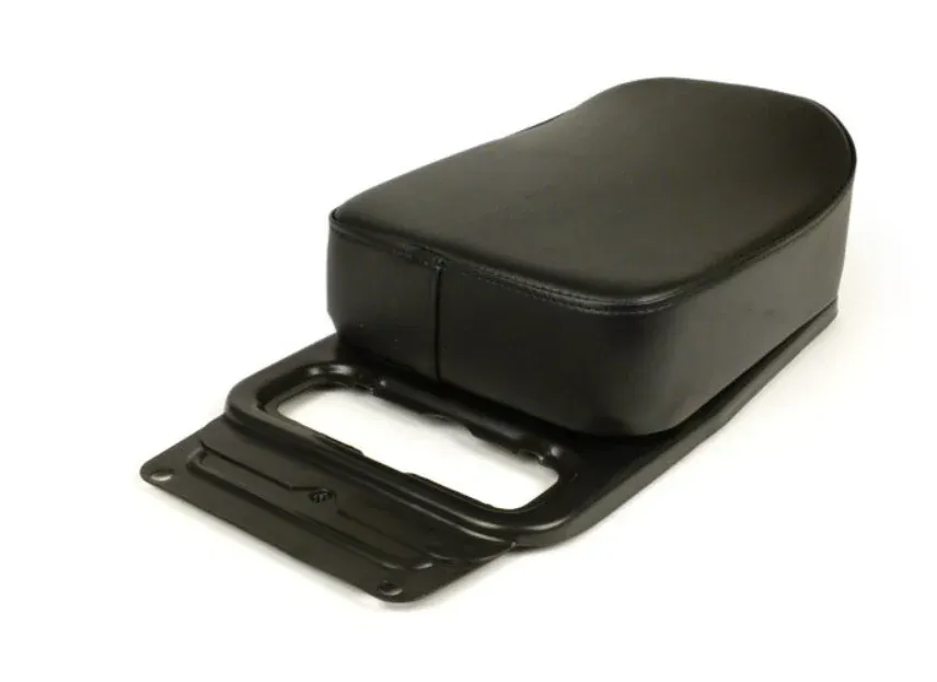 Cuscino sella posteriore nera con piastra Vespa 50 90 125