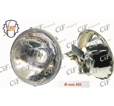 Faro fanale gruppo ottico anteriore originale Siem Piaggio Vespa 50 L N R