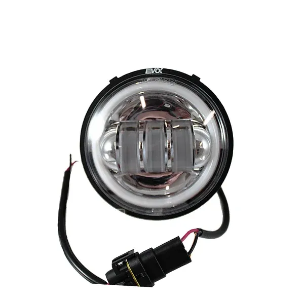 Faro fanale luce gruppo ottico anteriore led Evok cromato Vespa 50 L N R 12 VOLT