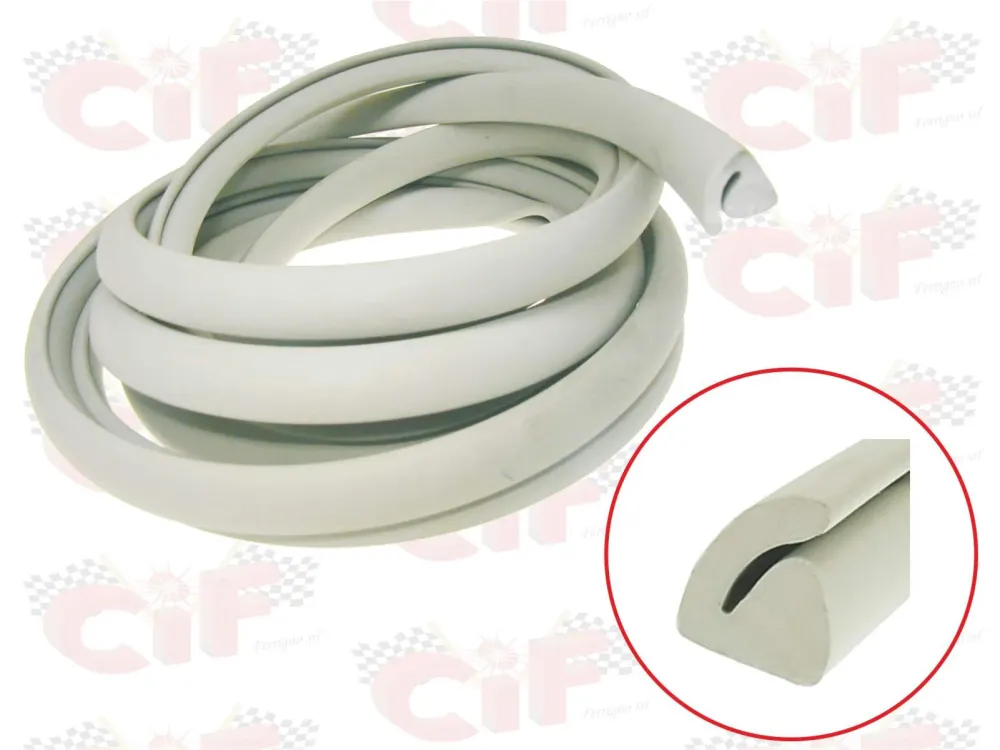 Guarnizione gomma grigia per tasche laterali Vespa 125 150