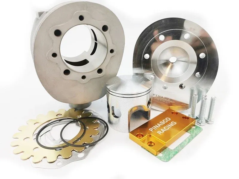Kit cilindro gruppo termico Pinasco 244 alluminio Vespa PE PX ARCOBALENO 200 corsa 62