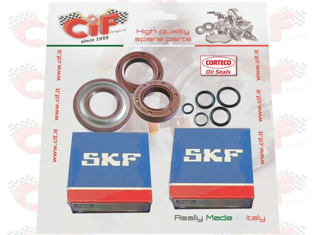 Kit cuscinetti paraoli viton albero motore Vespa 50 Special L N R 125 ET3 PK
