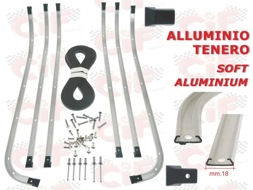 Kit strisce pedana per Vespa PE PX 125 150 200 fino all'83