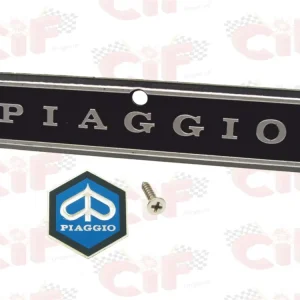 Kit targhette fregio scudetto per mascherina Vespa PE PX 125 150 200