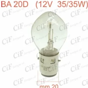 Lampada faro anteriore 12V 35W35W universale Scooter - Moto - Vespa
