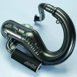 Marmitta Polini con silenziatore alluminio per Vespa 50 Special L N R