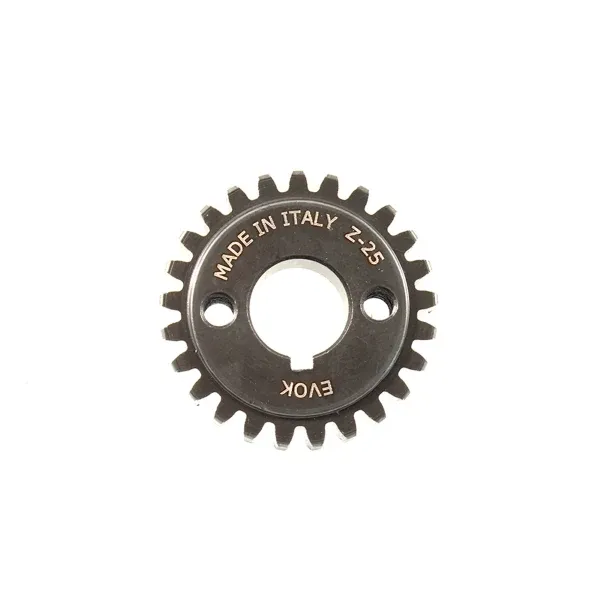 Pignone ingranaggio 25 denti Evok per camapana 72 denti dritti Vespa 50 Special L N R PK S XL RUSH