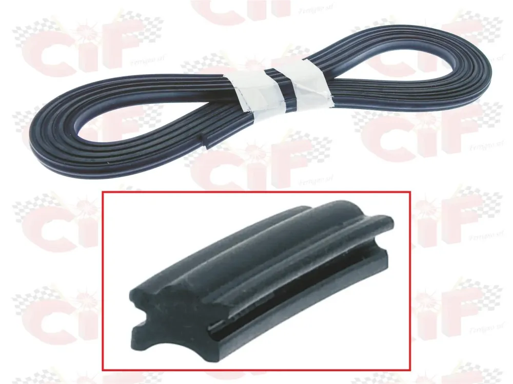 Profilo striscina gomma per listelli pedana Vespa 50 - 50 Special 125 ET3