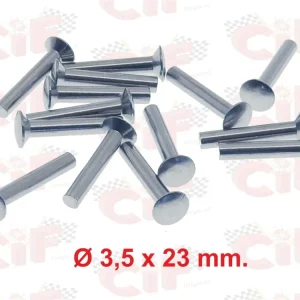 Ribattino alluminio 3.5X23 per strisce pedana Vespa