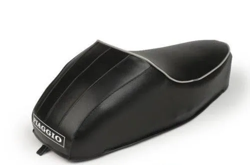 Sella monoposto nera Vespa 50