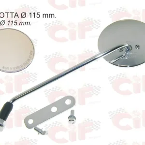 Specchio retrovisore cromato sinistro Vespa 50 Special L N R PK PX ET3