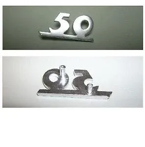 Targhetta anteriore "50" per Vespa Special 3 marce