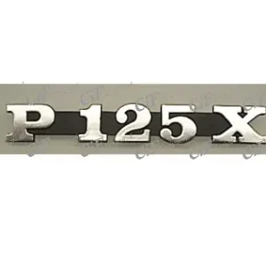 Targhetta "P125X" per cofano laterale