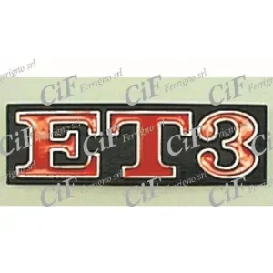Targhetta posteriore Vespa 125 ET3