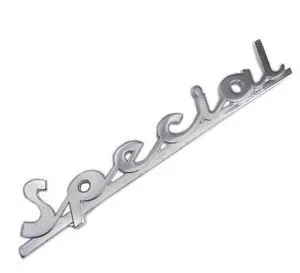 Targhetta scritta posteriore Vespa 50 "Special" 3 marce