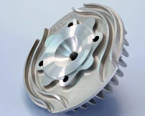 Testata cilindro Polini evolution con candela centrale d.57 Vespa SmallFrame 50 90 125