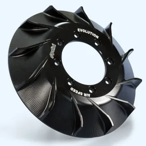 Ventola Evo nera accensione elettronica Polini Vespa 50 Special L N R PK S XL RUSH 125 ET3 PRIMAVERA