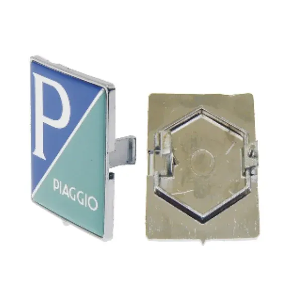 Cif Scudetto Stemma Rettangolare Ad Incastro Piaggio VESPA LX - LXV - GT - GTS - GTV - PRIMAVERA - S - SPRINT - PX - ET4 5...
